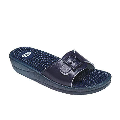 Scholl Chanclas de Playa New Massage Azul 40