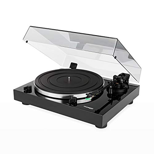 Thorens TD 202 - Tocadiscos, Color Negro Brillante