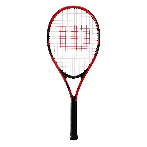 Wilson Raqueta de Tenis, Federer, Unisex, Principiantes y Jugadores intermedios, Rojo/Negro, Tamaño de empuñadura L3