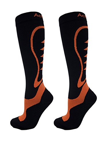 ActivSocks Calcetines compresores Deportivos (PAR) Unisex - Todos los Deportes - Calcetines de compresión Gradual de 100% estándar para un Mejor Rendimiento y Resistencia - 20 a 30 mmHg