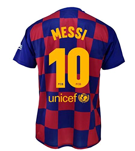 Camiseta 1ª equipación FC. Barcelona 2019-20 - Replica Oficial con Licencia - Dorsal 10 Messi - Adulto Talla M