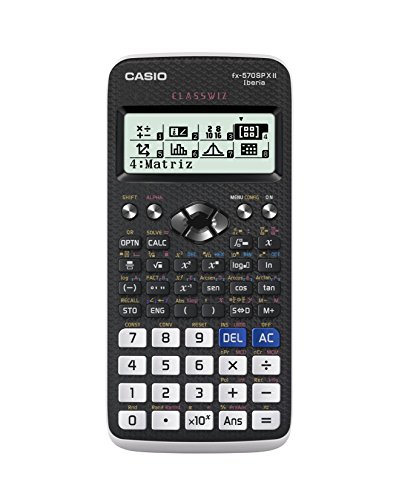 Casio FX-570SPXII- Calculadora científica, Recomendada para el curriculum español y portugués, 576 funciones, color gris/blanco