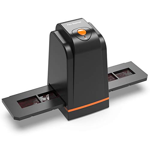 Escáner Negativo/Positivo de película con 3600DPI de Alta resolución, USB 35mm 135 Slide to Digital Conveter, Compatible con Windows XP/Vista / 7/8/10 (no Mac)
