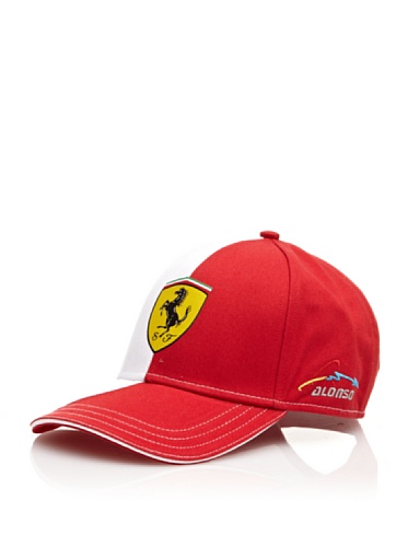 Ferrari Gorra Alonso Logo Rojo Única