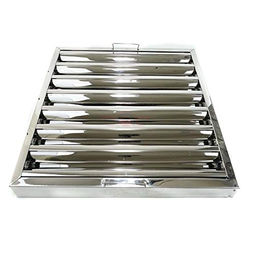 Filtro lamas acero inox campana extractora bar industrial 49 x 49 x 5 cm.