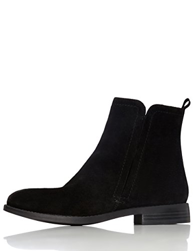 find. Botines Chelsea de Ante para Mujer, Negro (Black), 36 EU