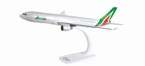 Herpa Miniaturmodelle GmbH 610933-Alitalia A330-200 Miniatur Zum Basteln, Sammeln und als Geschenk Herpa 610933 Alitalia Airbus A330-200-Miniatura para Manualidades, coleccionar y Regalar, Multicolor