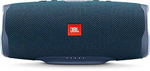 JBL Charge 4 - Altavoz inalámbrico portátil con Bluetooth, resistente al agua (IPX7), JBL Connect+, hasta 20h de reproducción con sonido de alta fidelidad, color azul