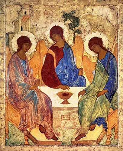 Kunst für Alle Impresión artística/Póster: Andrei Rublev The Holy Trinity 1420s - Impresión, Foto, póster artístico, 55x70 cm