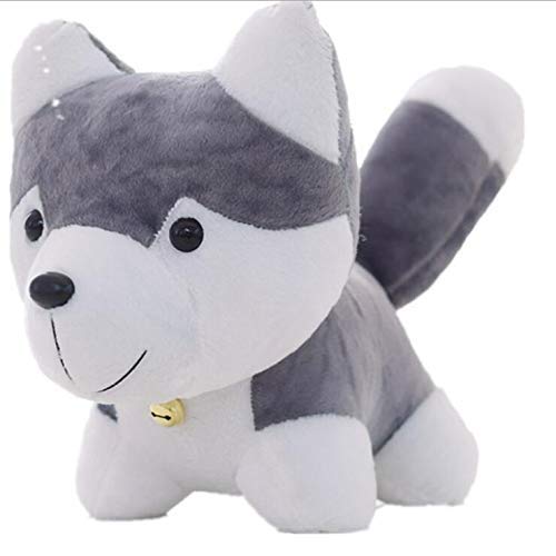 L@LILI Peluche Hyena muñeca Cachorro Husky muñeca, Gris 30cm, 40cm, 50CM Felpa,50cm