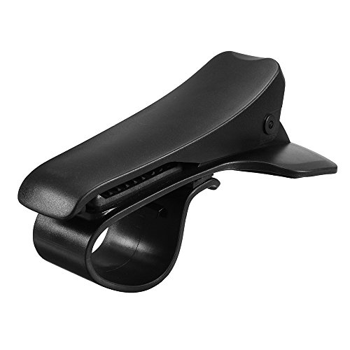 Ndier Soporte de Coche Universal para teléfono móvil Clip HUD Soporte de salpicadero Ajustable para iPhone 8 iPhone X Galaxy S8 Negro