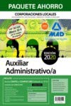 Paquete Ahorro Auxiliar Administrativo de Corporaciones Locales. Ahorra 62 € (incluye Temario General volúmenes 1 y 2; Test comentados y argumentados; ... del opositor de regalo y acceso a Curso Oro)