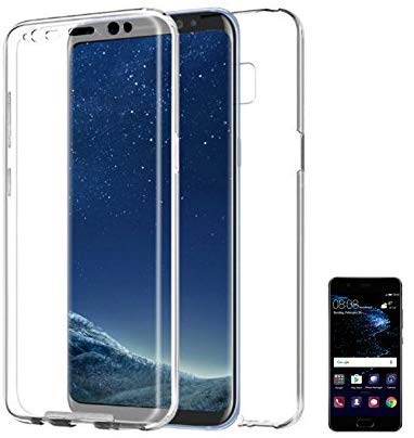 PLANETMOVIL Huawei Mate 20 Lite (6,3 Pulgadas) Funda 360 DE Silicona Delantera + Trasera RIGIDA Doble 100% Transparente Carcasa Integral de Cobertura Completa