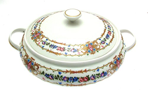 Raynaud Limoges Floral 9 Inch sopera