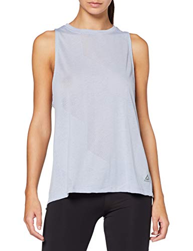 Reebok One Series Burnout Camiseta Sin Mangas, Mujer, Lila (Denim Dust), 2XS