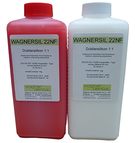  Silicona WAGNERSIL 22 NF Premiu, caucho, de duplicación (suave) 2 kg