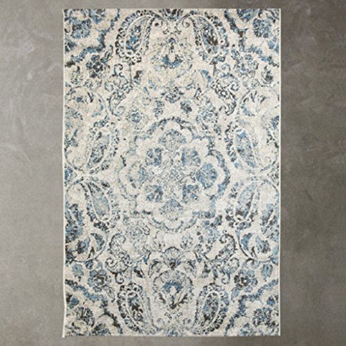 Tangrong Alfombras Retro Americanas modernista nórdica salón Mesa de Centro cojín Dormitorio cabecera (Color : 120 * 170CM)