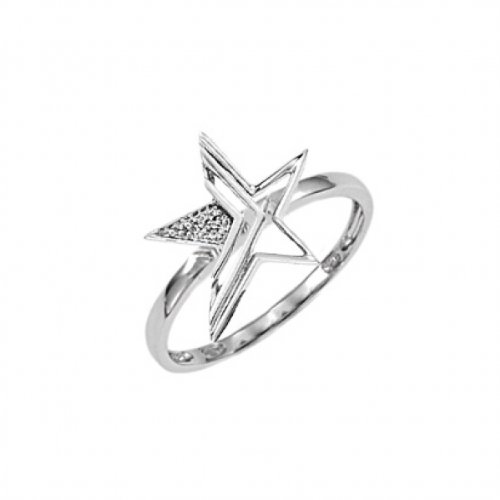 Thierry Mugler T22180Z52 - Rock Star - Anillo de Mujer de Plata de Ley con circonitas (Talla: 12)