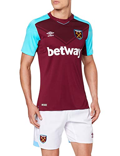 Umbro 77512u West Ham Home - Camisa para Hombre, Hombre, Camisa, 77512U, Rojo, Extra-Large