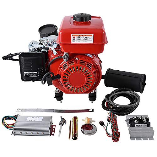 WENHU Nueva Doble silenciador 3000R / Min 3000W Generador de Gasolina Extensor de Alcance Controlador de procesos de 48V / 60V / 72V eléctrico de Vehículos Motorizados,72V