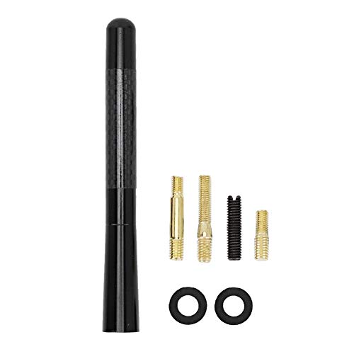 Yctze Antena de 4.7 pulgadas, decoración universal de la antena de radio del tejado del coche del ABS con el ajuste del tornillo para R55 R56 R57 R60