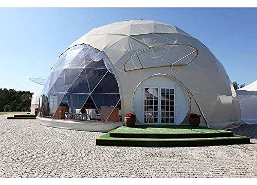 ZYJFP Tienda Al Aire Libre Transparente, Anti-Privacidad De La Bóveda del Aire Semitransparente del Garden Igloo Patio Trasero Que Acampa De La Familia Jardín,5Diameter