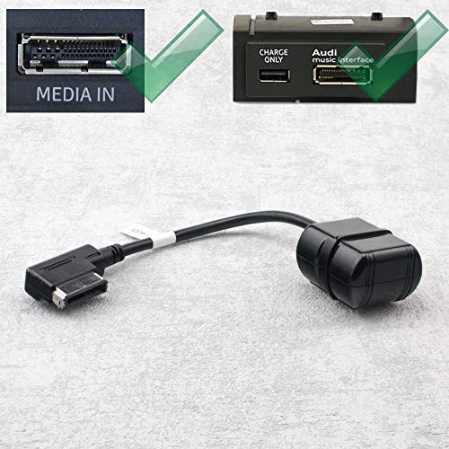 Bluetooth Cable adaptador para Audi AMI, por ejemplo A5 A6 A7 A8, Volkswagen MDI (con medios) por ejemplo Golf V/VI/Touran/Skoda Columbus con navegación