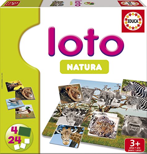 Educa Juegos - Loto Natura, Juego de Mesa (15880)