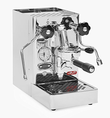 Lelit PL62T Mara, Máquina de Espresso Profesional-Grupo E61-PID Controlador de Temperatura del Café-Ideal para el Expreso y el Capuchino, 1400 W, 2.5 litros, Acero Inoxidable