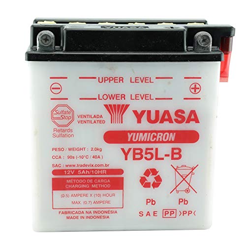 YUASA BATERIA YB5L-B abierto - sin ácido