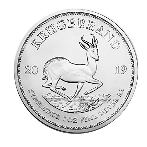 2019 Moneda de plata krugerrand sudafricana, 1 onza