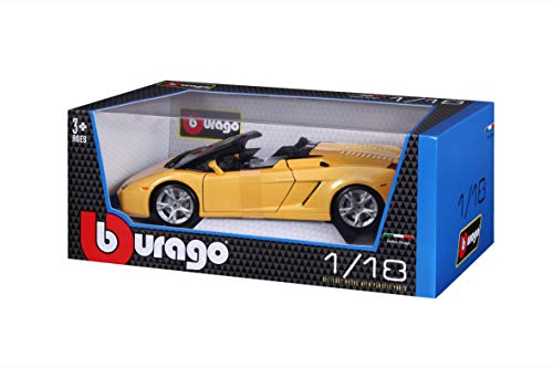 Bburago - Lamborghini Gallardo Spyder, color amarillo (18-12016) , color/modelo surtido