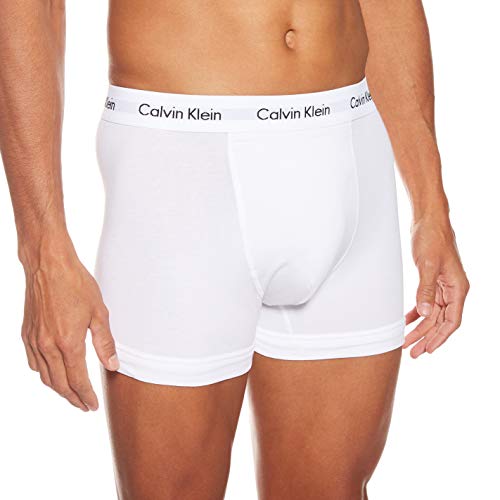 Calvin Klein 0000U2662G - Bóxer para hombre, color blanco /gris / negro, talla X-Large