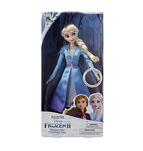 D Disney Store Elsa Muñeca Cantante, Frozen 2, Original Disney