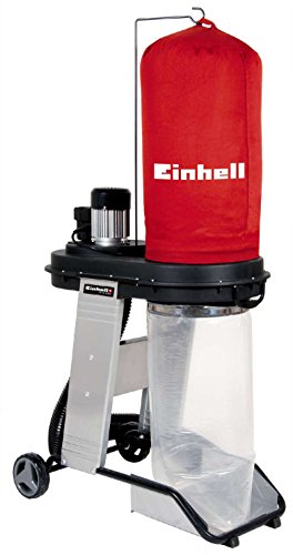 Einhell TE-VE 550 A Sistema de escape (550 W, volumen de la bolsa de recogida 65 l, vacío 1,6 kPa, toma automática, chasis)