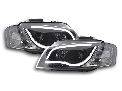 FK Automotive FKFSAI13047 Faros para Coche con Luces de Circulación Diurna