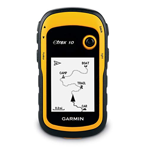 Garmin Etrex 10 GPS portátil con Pantalla transflectiva Monocromo de 2.2 Pulgadas, Unisex, Multicolor