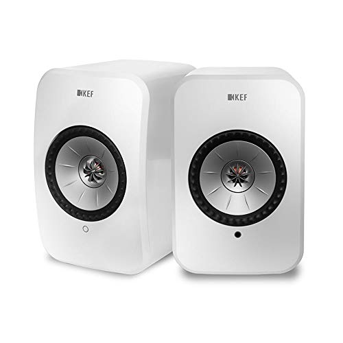 KEF LSX - Altavoz WLAN - Blanco | Altavoces Activos con Bluetooth | Altavoces Multiroom | Altavoz WiFi, Airplay 2, Spotify | El Mejor Altavoz Inalámbrico