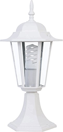 Lámpara de sobremuro para exterior Astrid 7hSevenOn Outdoor 09182, 60W, IP44, E27. Color blanco. [Clase de eficiencia energética A]