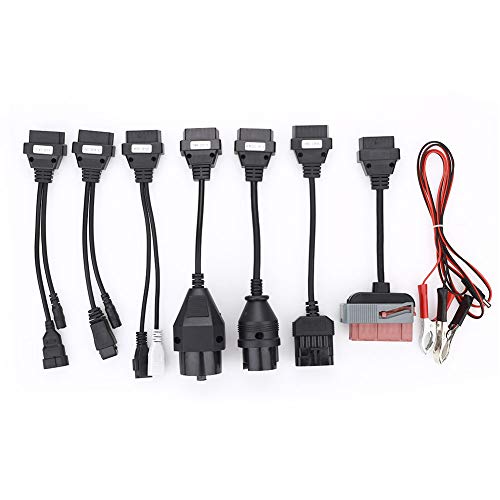 Leaftree Adaptador de Cables Auto Adaptador de Cables OBD2 Kit Universal de 8 Piezas Accesorios para automóviles Diagnóstico Adaptador