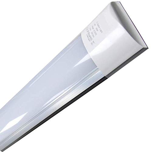 Luminaria LED de Superficie 120 cm, 40w. Color Blanco Frio (6500K). Tubo LED T8. 3300 lumenes. A++
