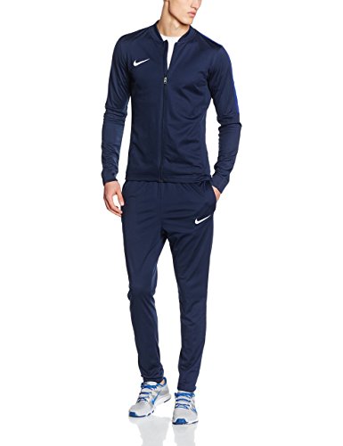 Nike Academy16 Knt Tracksuit 2, Chándal Para Hombre, Negro / Azul / Blanco  (Obsidian/Obsidian/Deep Royal Blue/White), M