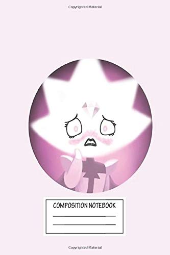 Notebook: Steven Universe White Blush Wide Ruled , Journal for Writing, Size 6" x 9", 110 Pages