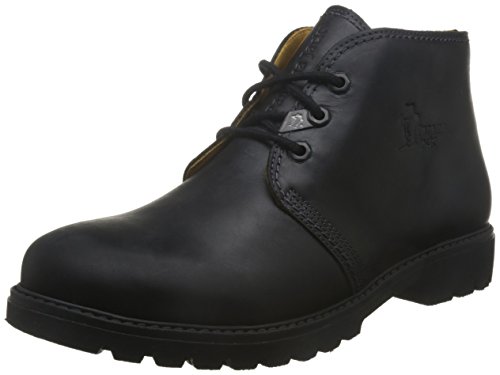 Panama Jack Bota Panama, Botas de piel con forro de piel, Hombre, Negro (Black), 40