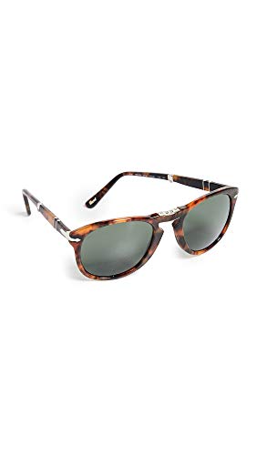 Persol 0po9649s gafas de sol, Marrón (Havana/Green), 55 Unisex-Adulto