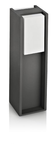 Philips Bridge Lighting pedestal/sobremuro, resistente a la intemperie, color antracita, IP44
