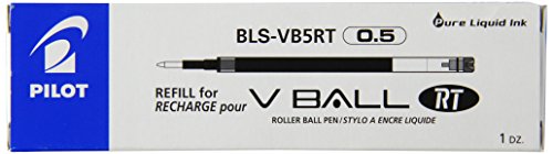 Pilot - Lote de 12 cartuchos de tinta de recambio para bolígrafo V-Ball 5 RT, color azul