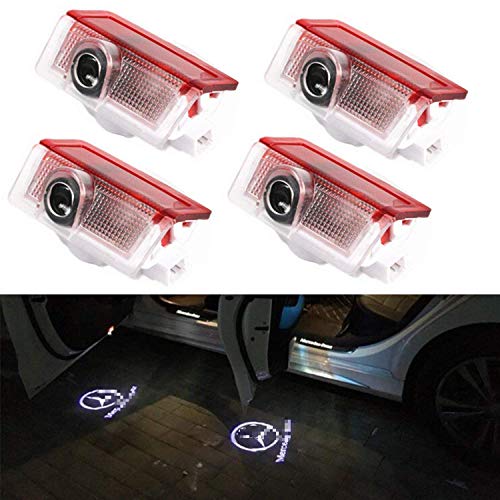 Proyector de puerta de coche fantasma sombra Logo luz Bienvenue láser para W166 W212 W246 W176 luz W205 X164 Benz Clase B clase C clase E clase GL GLC GLE GLS Gla