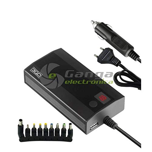 3Go Cargador 90W Digital Univ. CASA&Coche