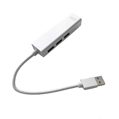 3Go HUB USB 3.0 con ETHERNET 10/100 HUB37PETH 3* USB3.0 RJ45 Cable 142MM Plug and Play Compatible Windows/Linux/MACOS